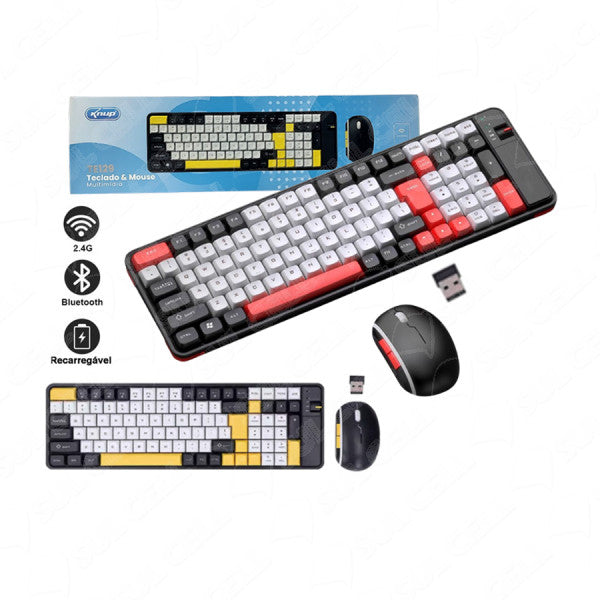 TECLADO & MOUSE multimedia - TE129